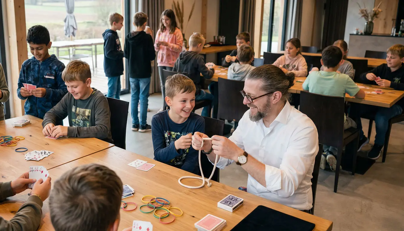 Zauberworkshop Hannover – Team beim Zaubern lernen als Teambuilding
