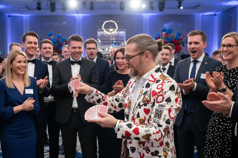 Zauberer Bremen beim Firmenevent: Walk‑Act und Stand‑Up‑Magie