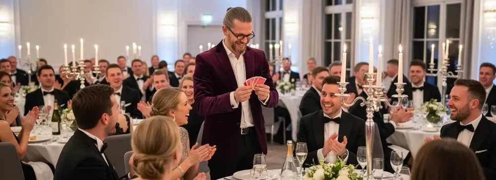 Zauberer Simabu – stilvolle Live-Shows für Firmenfeier, Hochzeit oder Geburtstag in Hannover