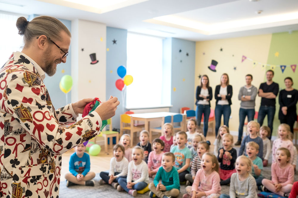 Zaubershow für Kinder in Hannover mit Kinderzauberer Simabu