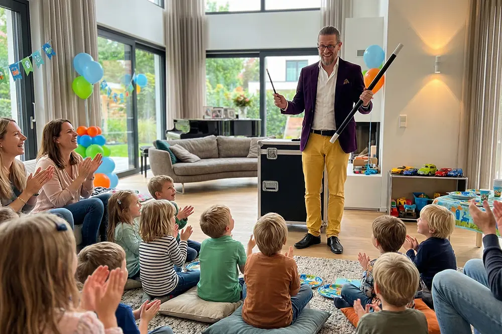 Zauberer für Kindergeburtstag – Zaubershow für Kinder in Hannover mit Kinderzauberer Simabu
