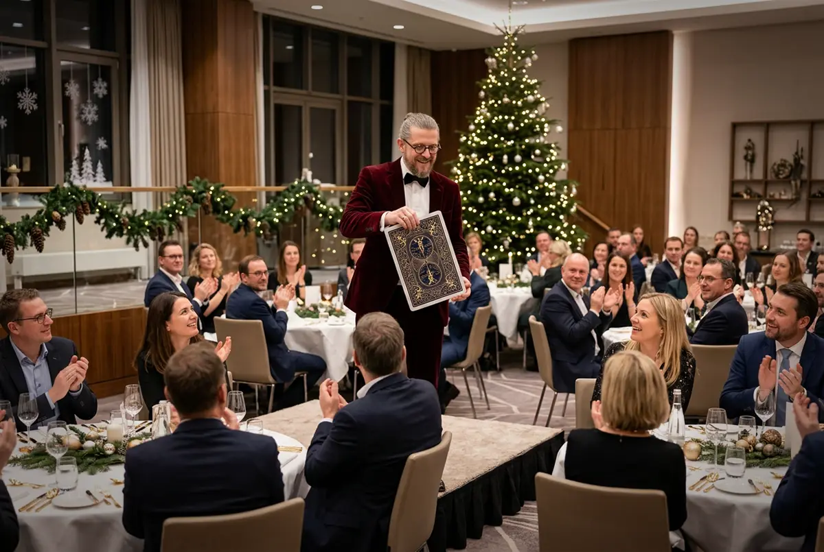 Zaubershow Weihnachtsfeier: Showact als Programmpunkt für alle Mitarbeitenden